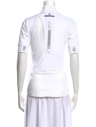 Stella McCartney for adidas Mock Neck Short Sleeve Top