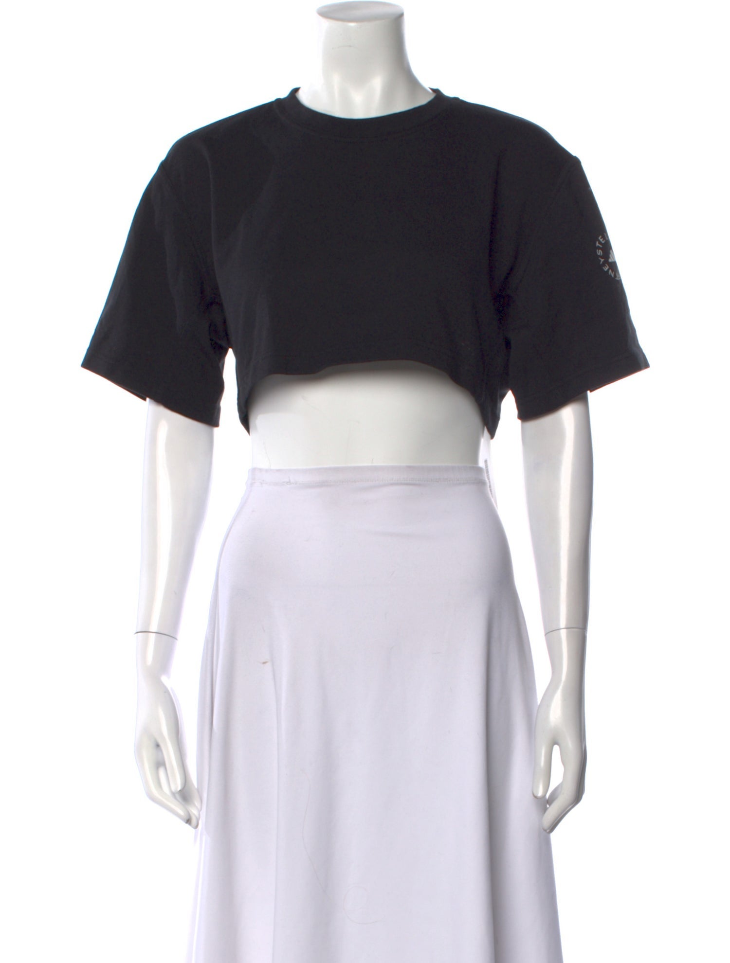 Stella McCartney for adidas Crew Neck Short Sleeve Crop Top