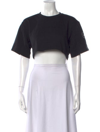 Stella McCartney for adidas Crew Neck Short Sleeve Crop Top