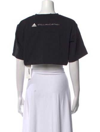 Stella McCartney for adidas Crew Neck Short Sleeve Crop Top