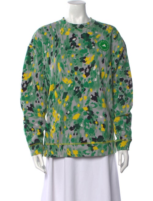 Stella McCartney for adidas Floral Print Crew Neck Blouse