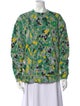 Stella McCartney for adidas Floral Print Crew Neck Blouse