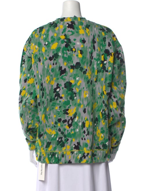 Stella McCartney for adidas Floral Print Crew Neck Blouse