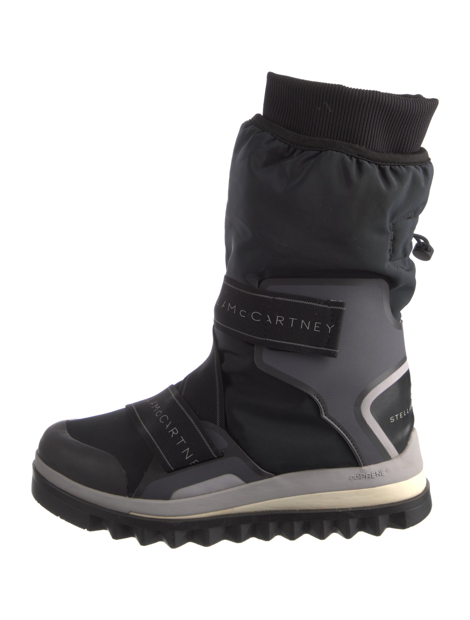 Stella McCartney for adidas Nylon Colorblock Pattern Moto Boots