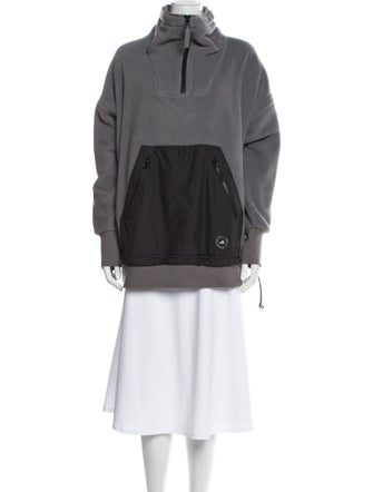 Stella McCartney for adidas Mock Neck Long Sleeve Sweatshirt