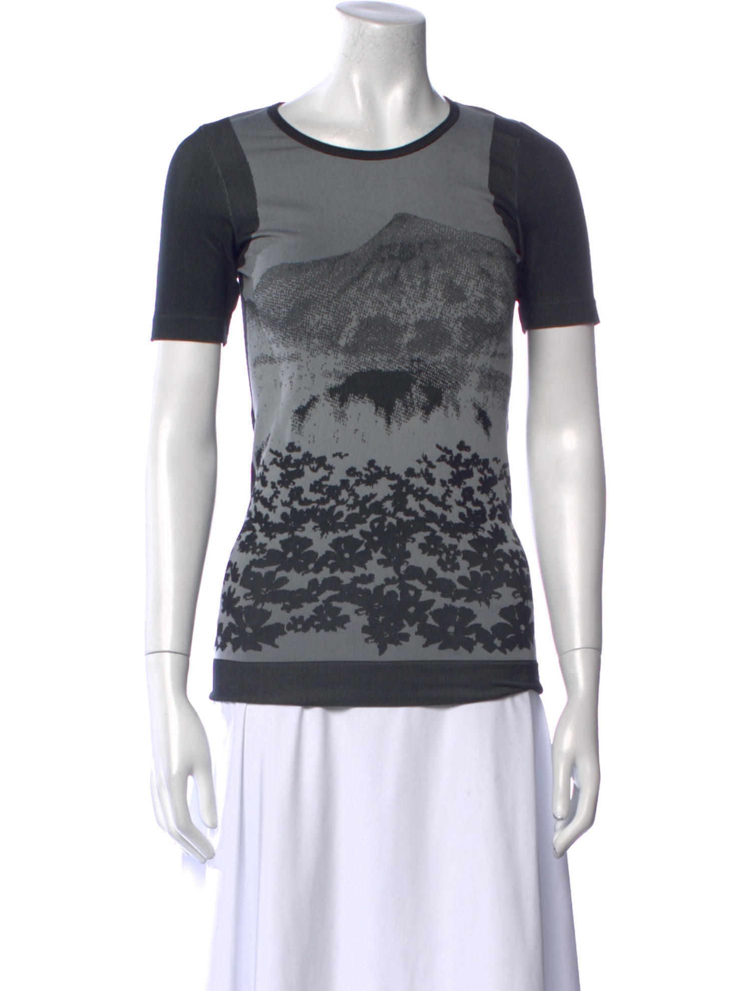 Stella McCartney for adidas Graphic Print Crew Neck T-Shirt