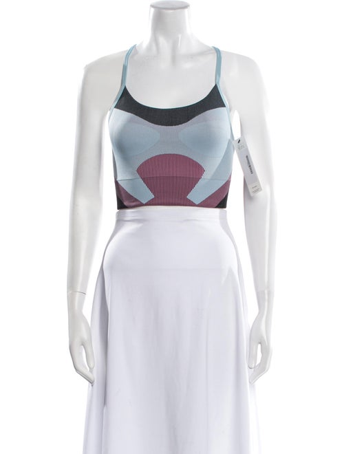 Stella McCartney for adidas Graphic Print Scoop Neck Crop Top