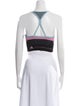 Stella McCartney for adidas Graphic Print Scoop Neck Crop Top