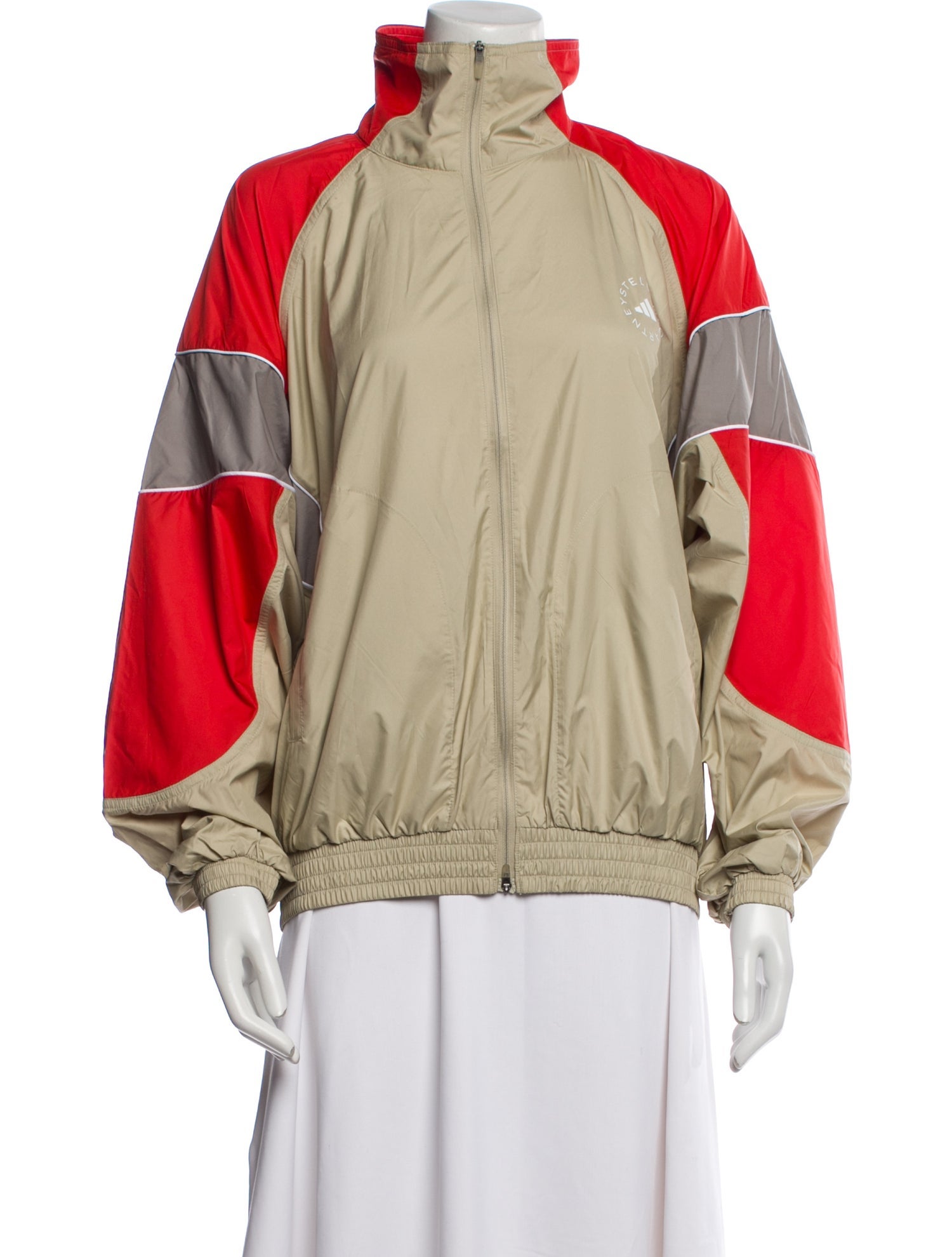 Stella McCartney for adidas Colorblock Pattern Bomber Jacket