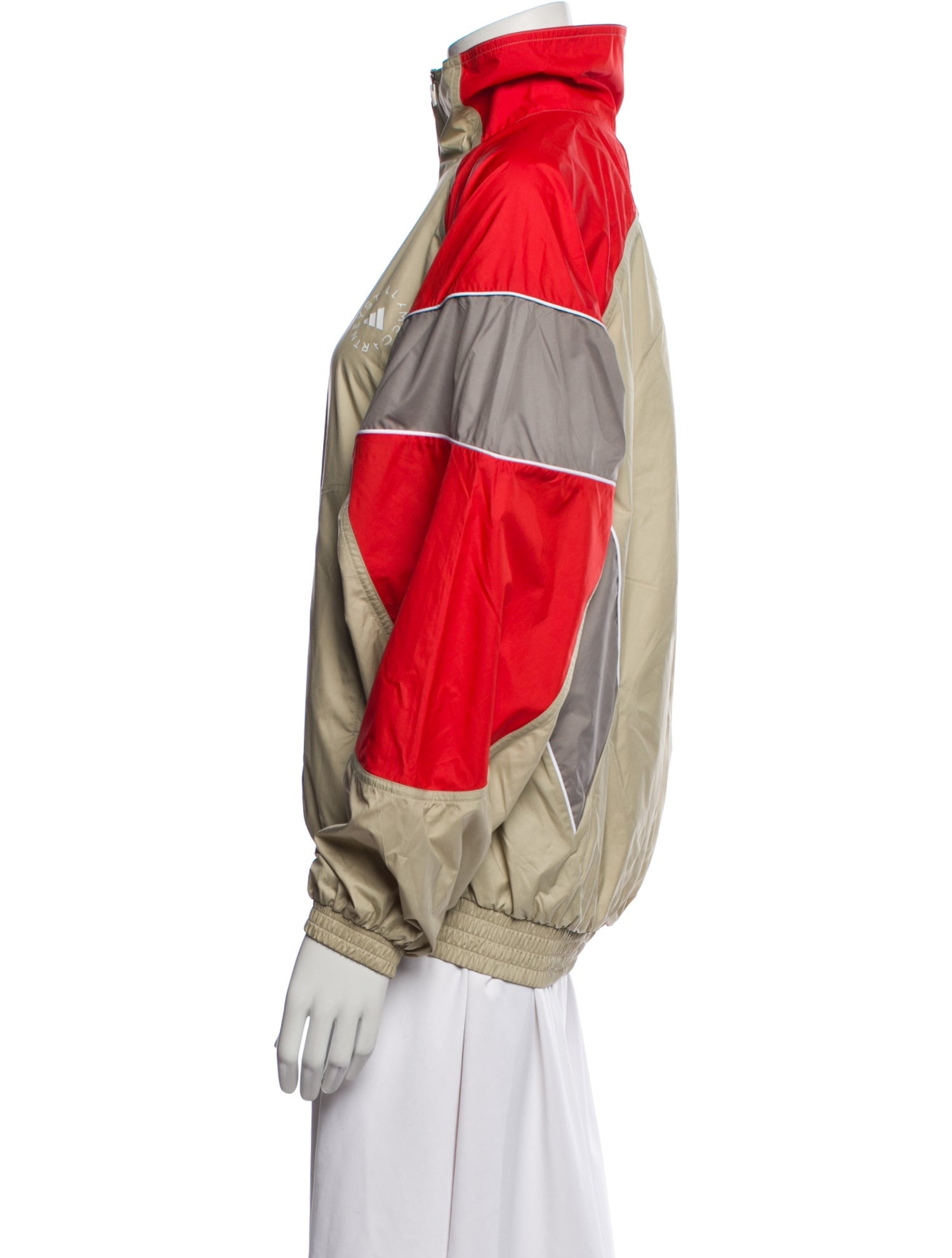 Stella McCartney for adidas Colorblock Pattern Bomber Jacket