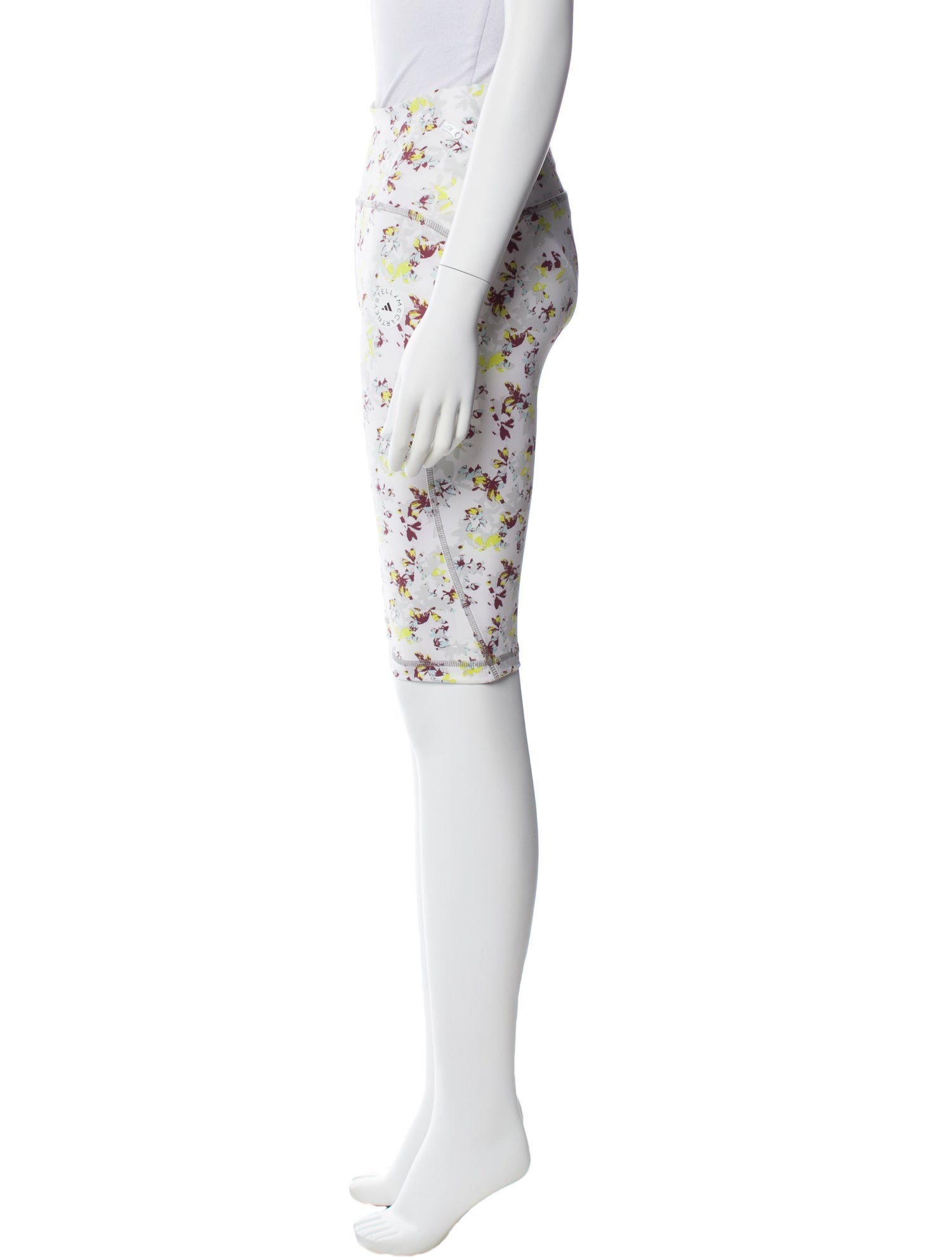 Stella McCartney for adidas Floral Print Knee-Length Shorts w/ Tags