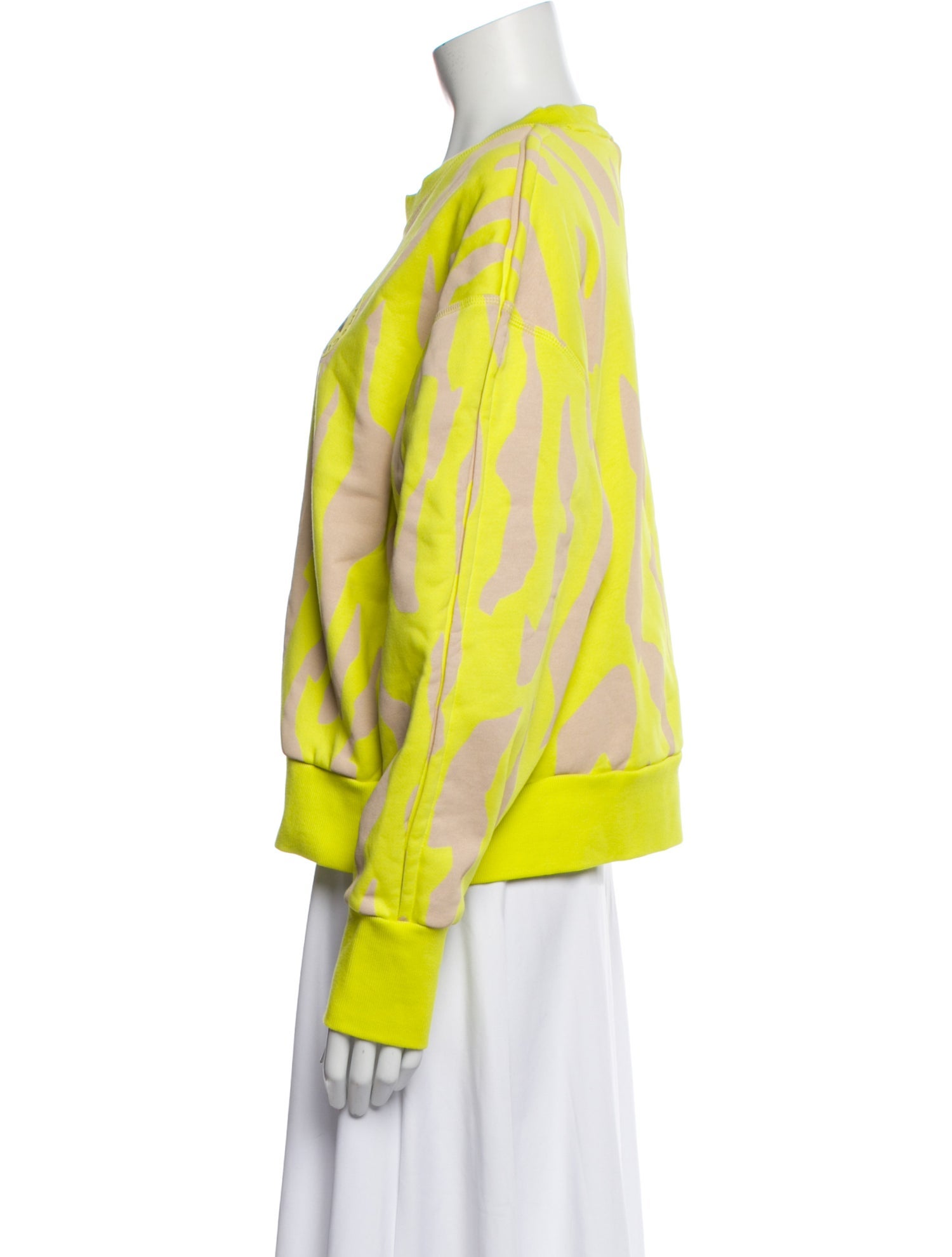 Stella McCartney for adidas Animal Print Crew Neck Sweatshirt