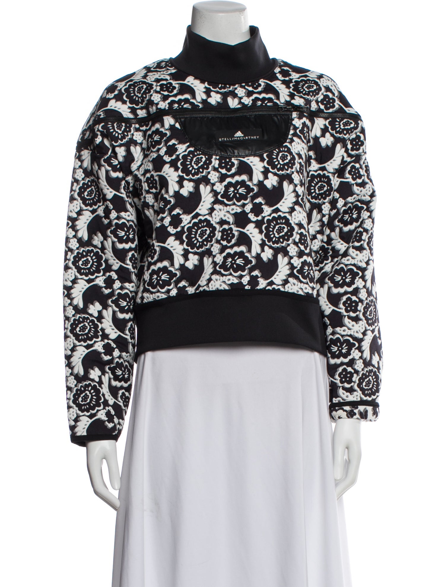 Stella McCartney for adidas Floral Print Bomber Jacket