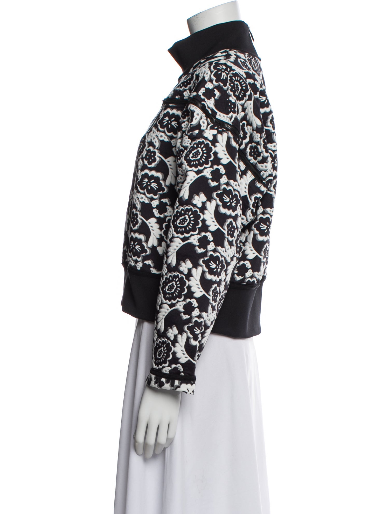 Stella McCartney for adidas Floral Print Bomber Jacket