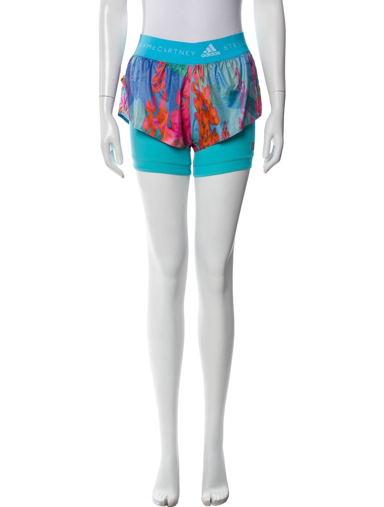 Stella McCartney for adidas Printed Mini Shorts