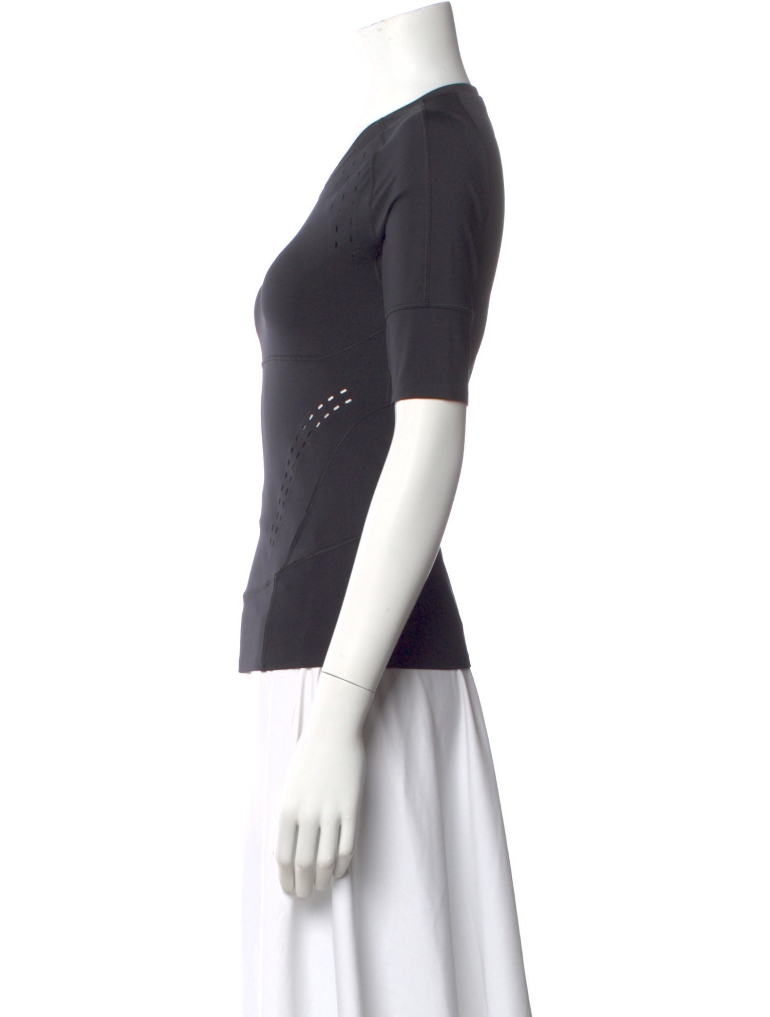 Stella McCartney for adidas Crew Neck Three-Quarter Sleeve Top