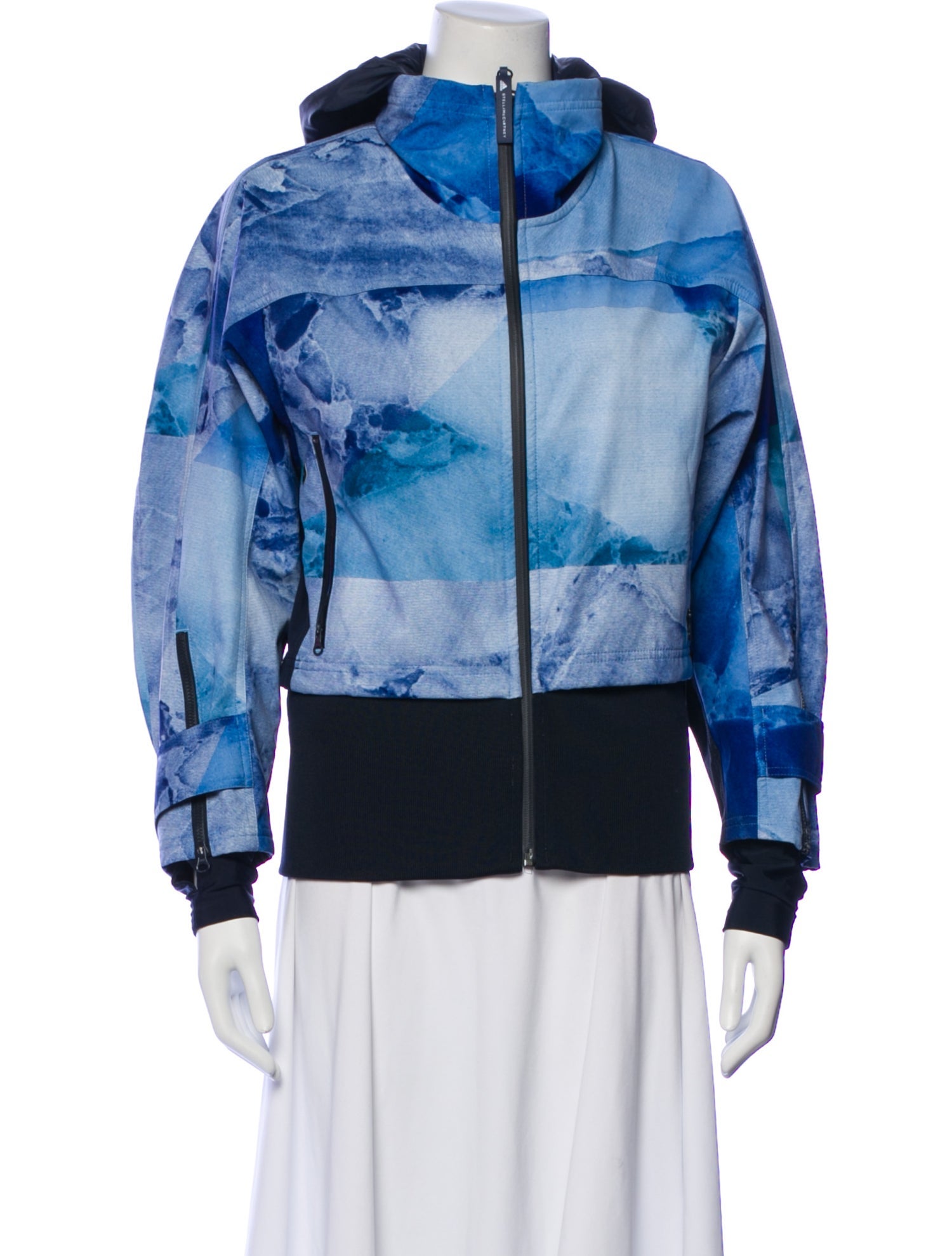 Stella McCartney for adidas Tie-Dye Print Bomber Jacket