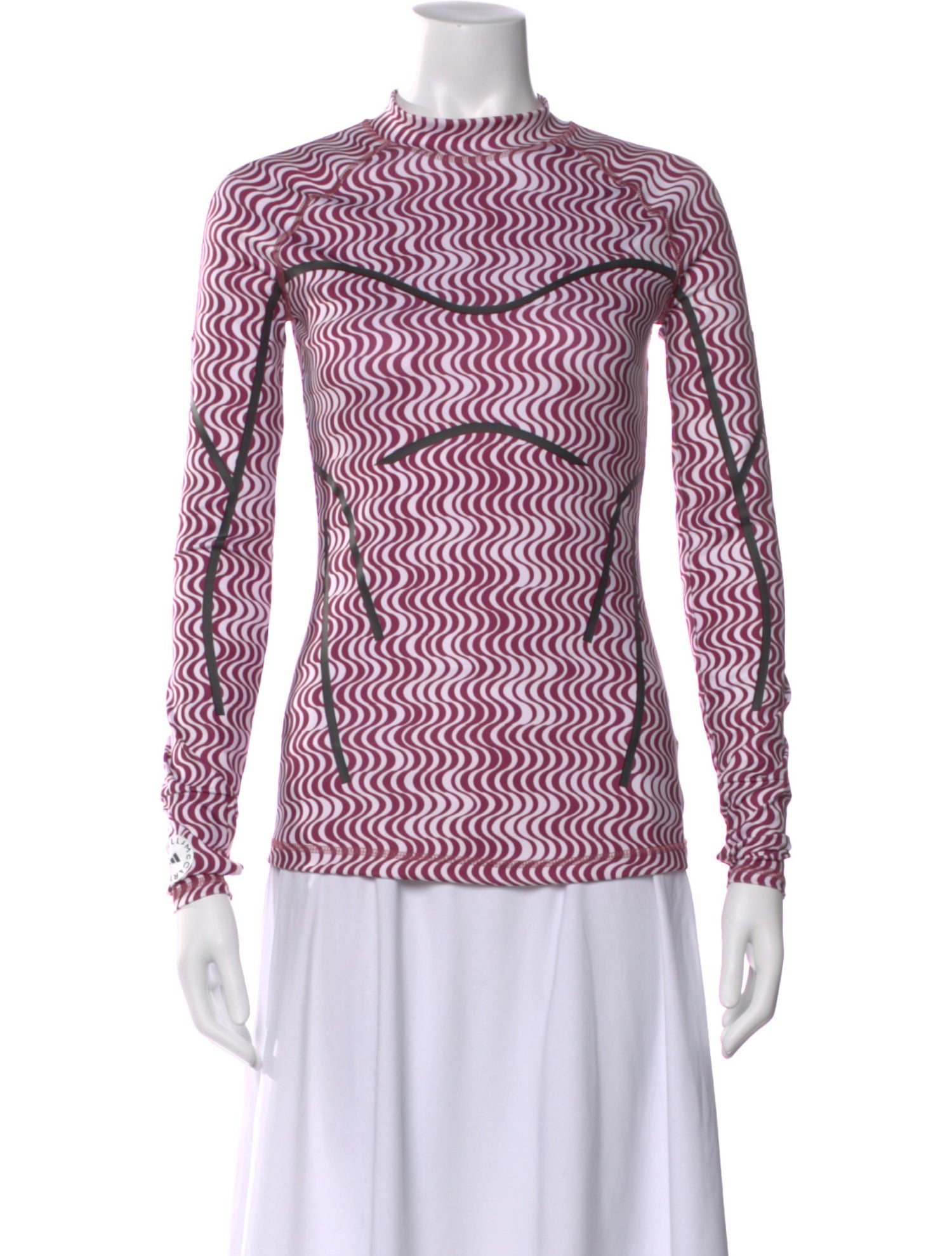 Stella McCartney for adidas Printed Mock Neck Top