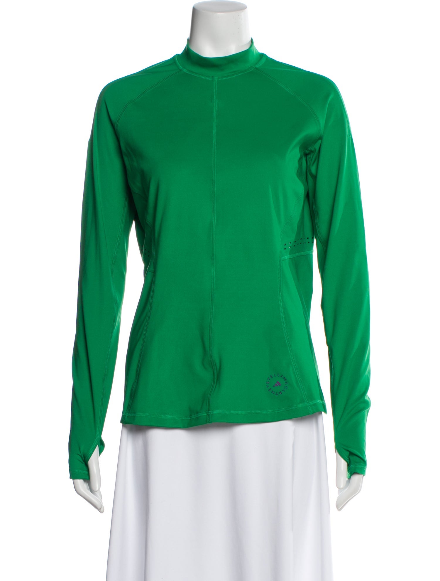 Stella McCartney for adidas Mock Neck Long Sleeve Top