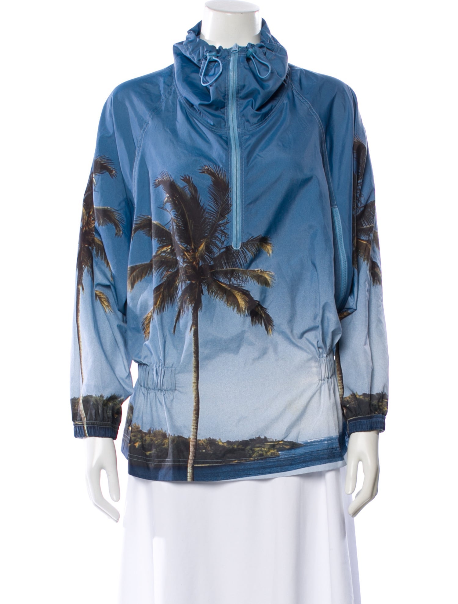 Stella McCartney for adidas Graphic Print Biker Jacket