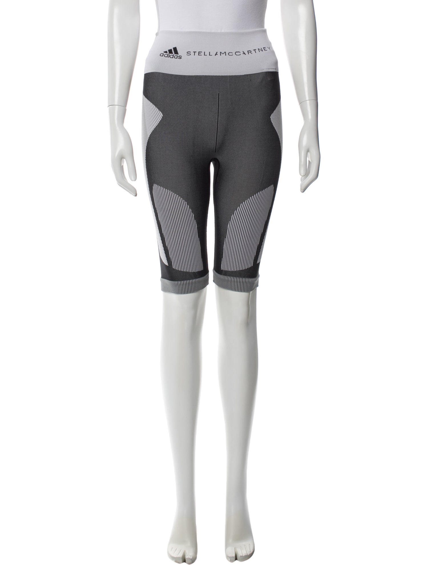 Stella McCartney for adidas Colorblock Pattern Knee-Length Shorts w/ Tags