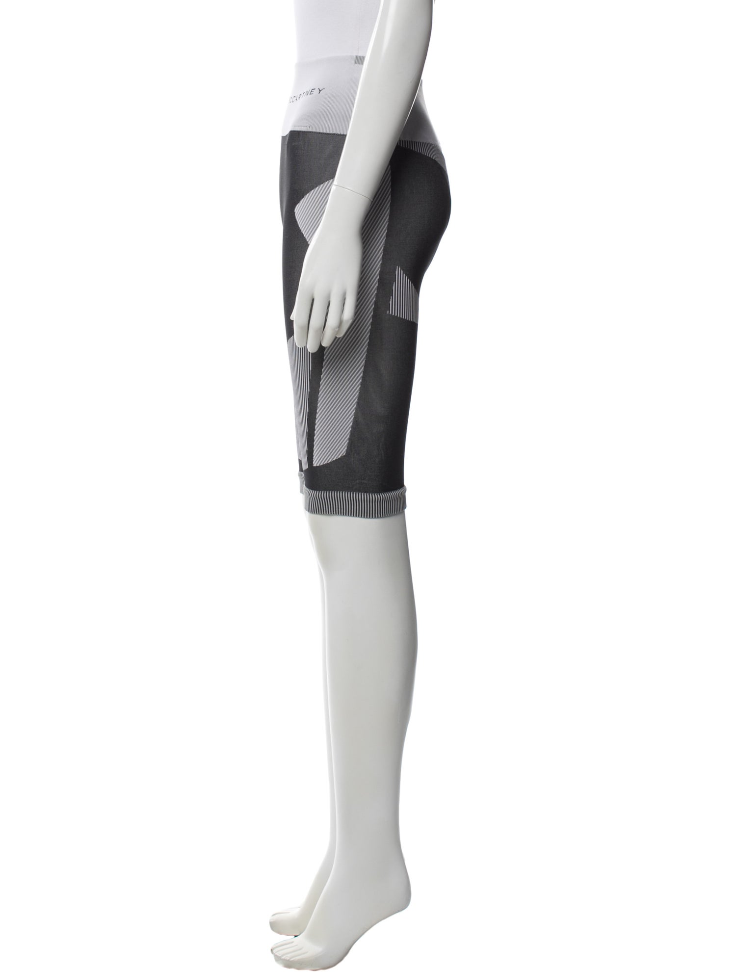 Stella McCartney for adidas Colorblock Pattern Knee-Length Shorts w/ Tags