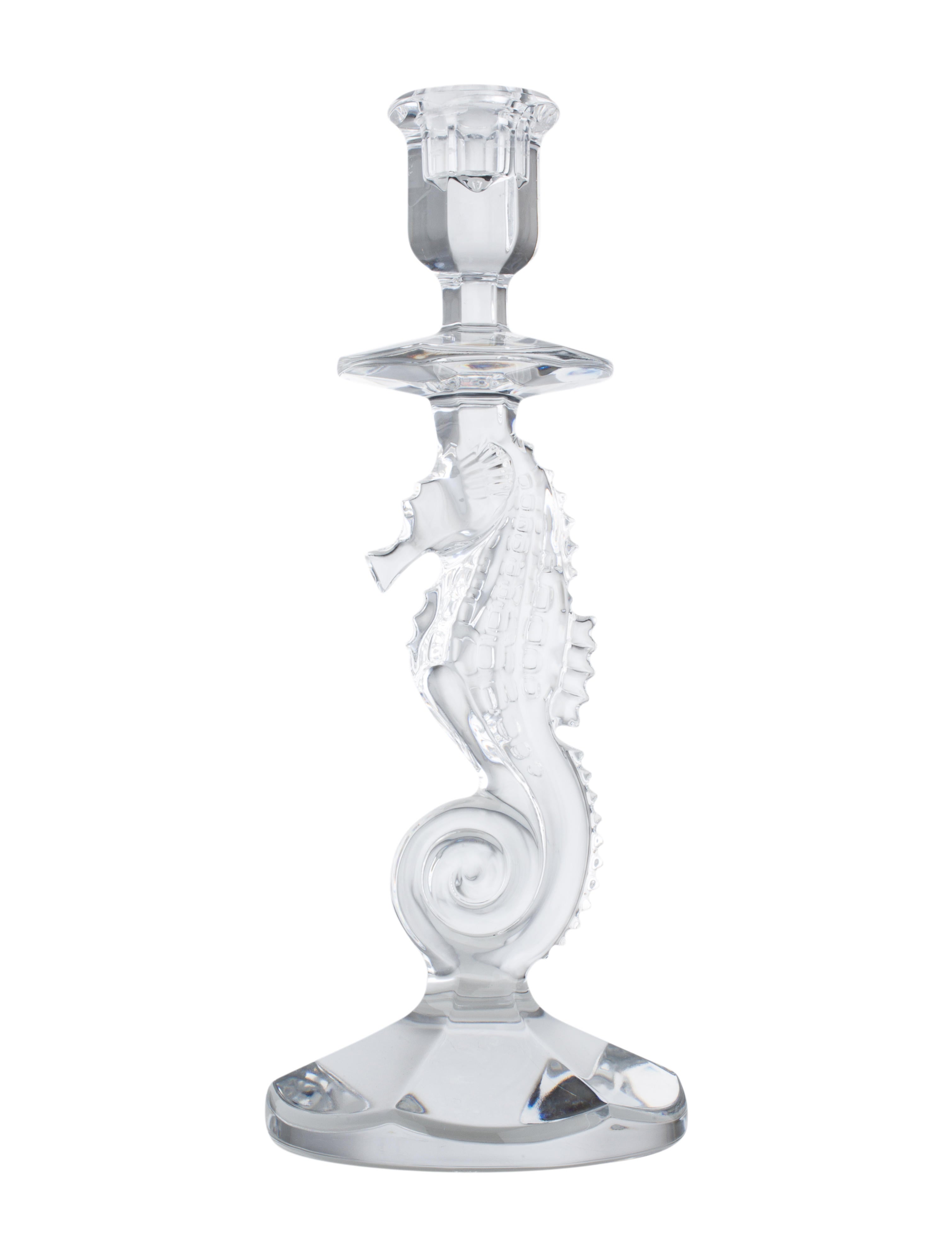 Waterford Crystal Seahorse Candle Holder Clear W5W20476 The RealReal