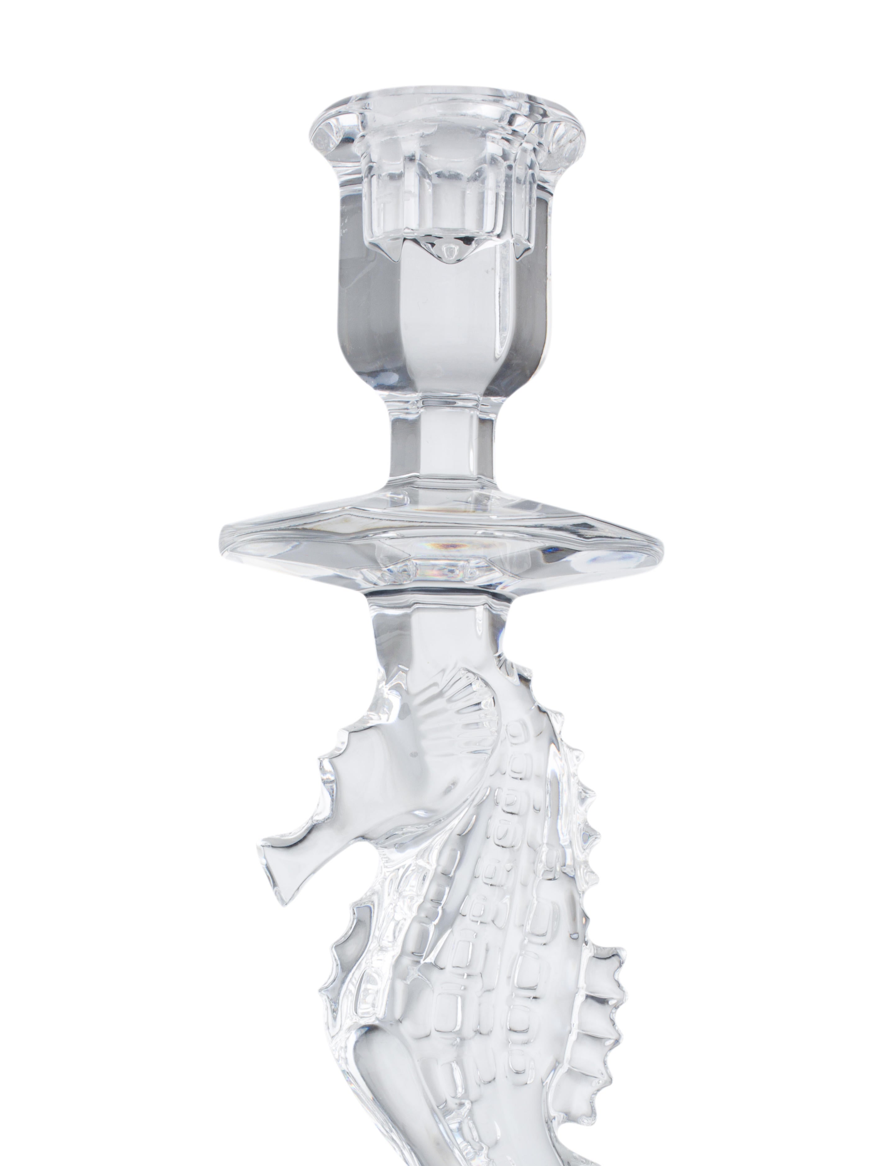 Waterford Crystal Seahorse Candle Holder Clear W5W20476 The RealReal