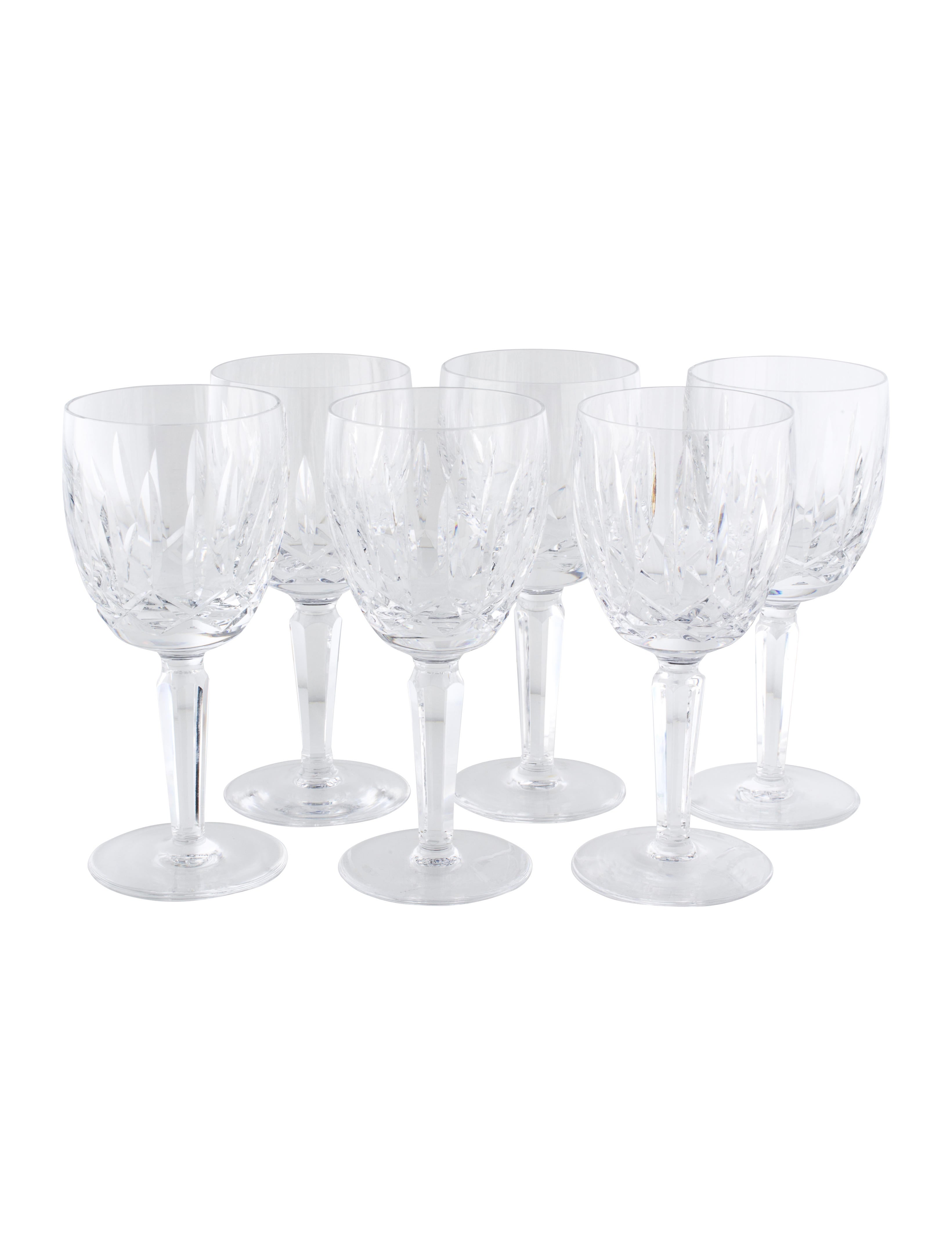 Waterford Crystal Kildare Water Goblets Clear Drinkware & Barware