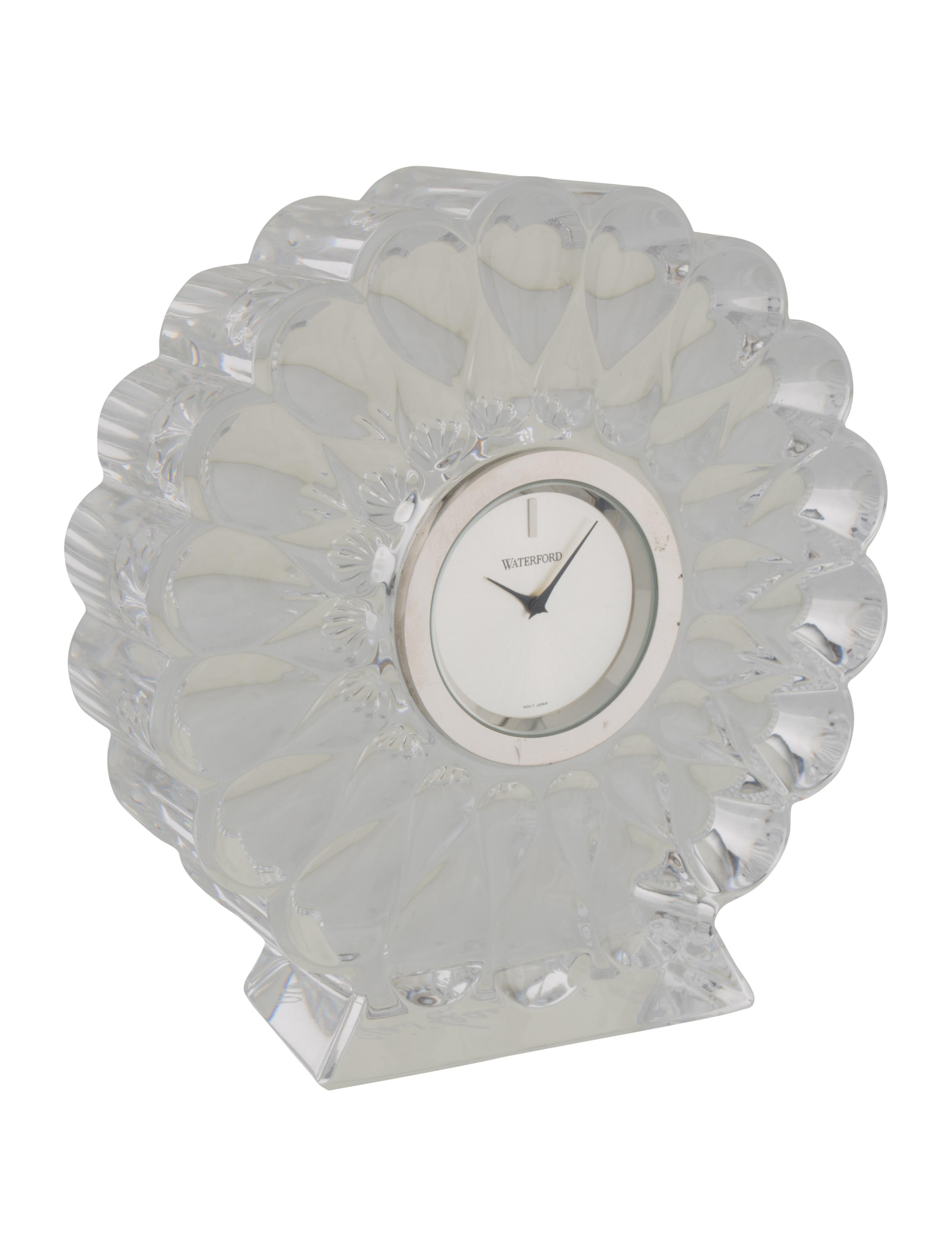 Waterford Crystal Desk Clock Decor And Accessories W5W22823 The