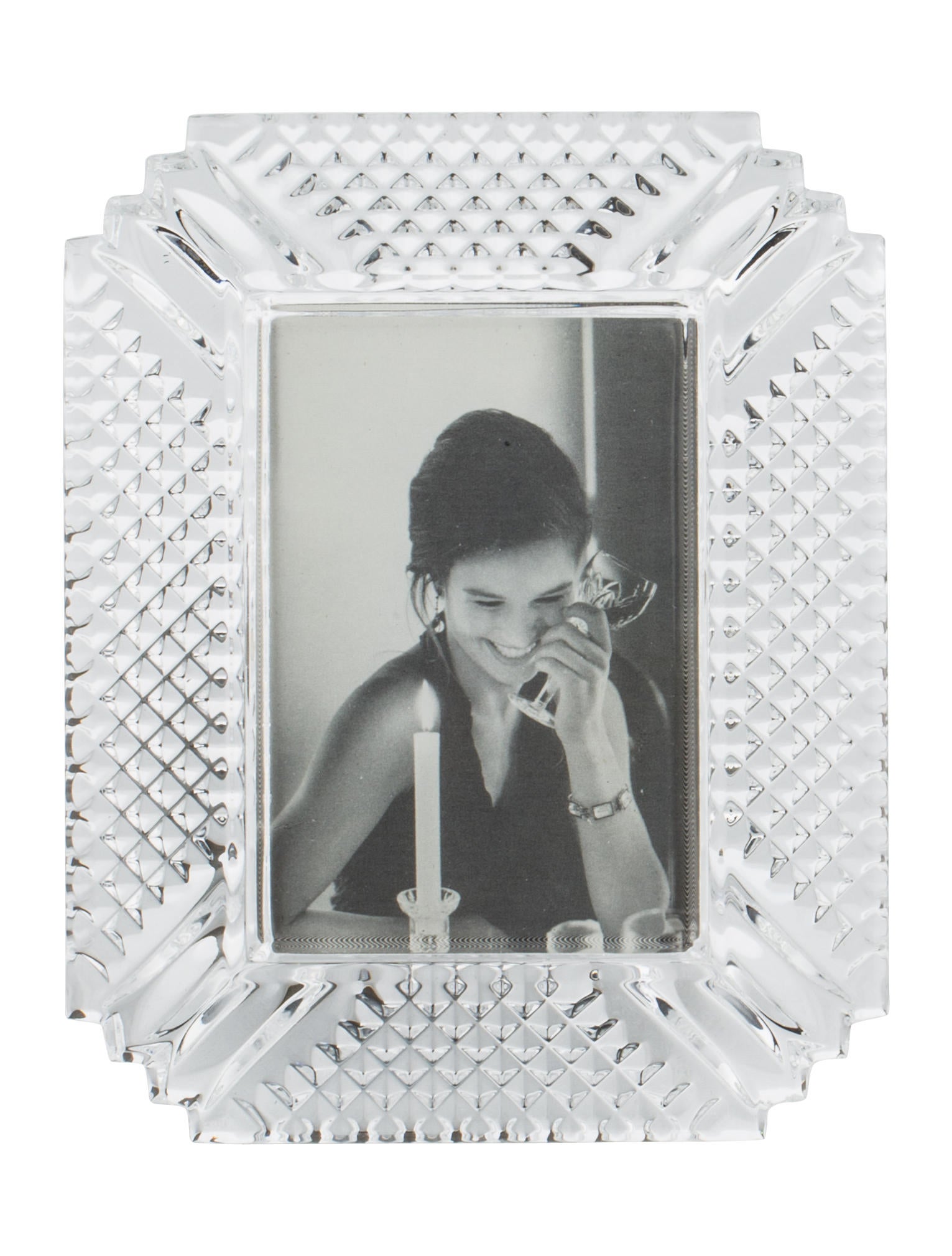 Waterford Crystal Criss Cross Picture Frame Decor And Accessories Crystal Criss Cross Picture Frame