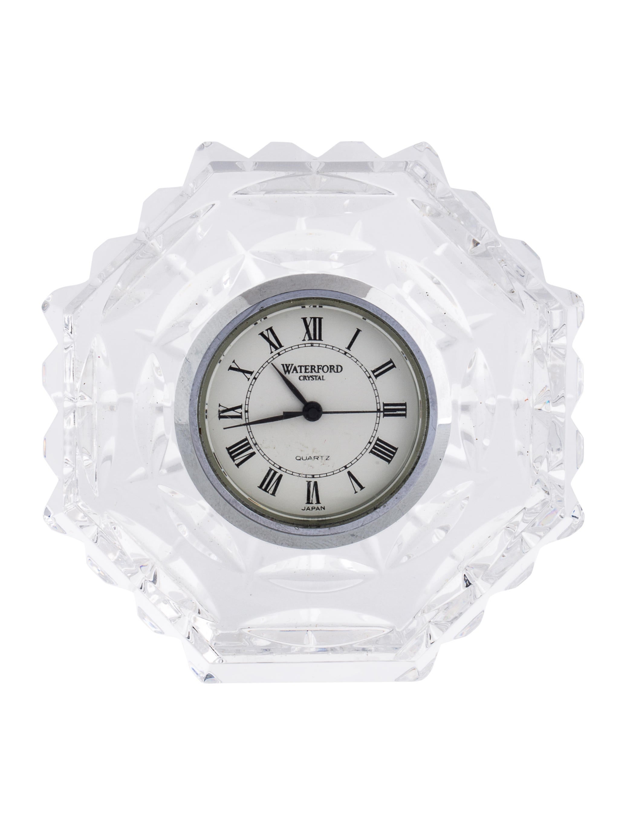 Waterford Crystal Small Desk Clock Decor And Accessories Crystal Small Desk Clock