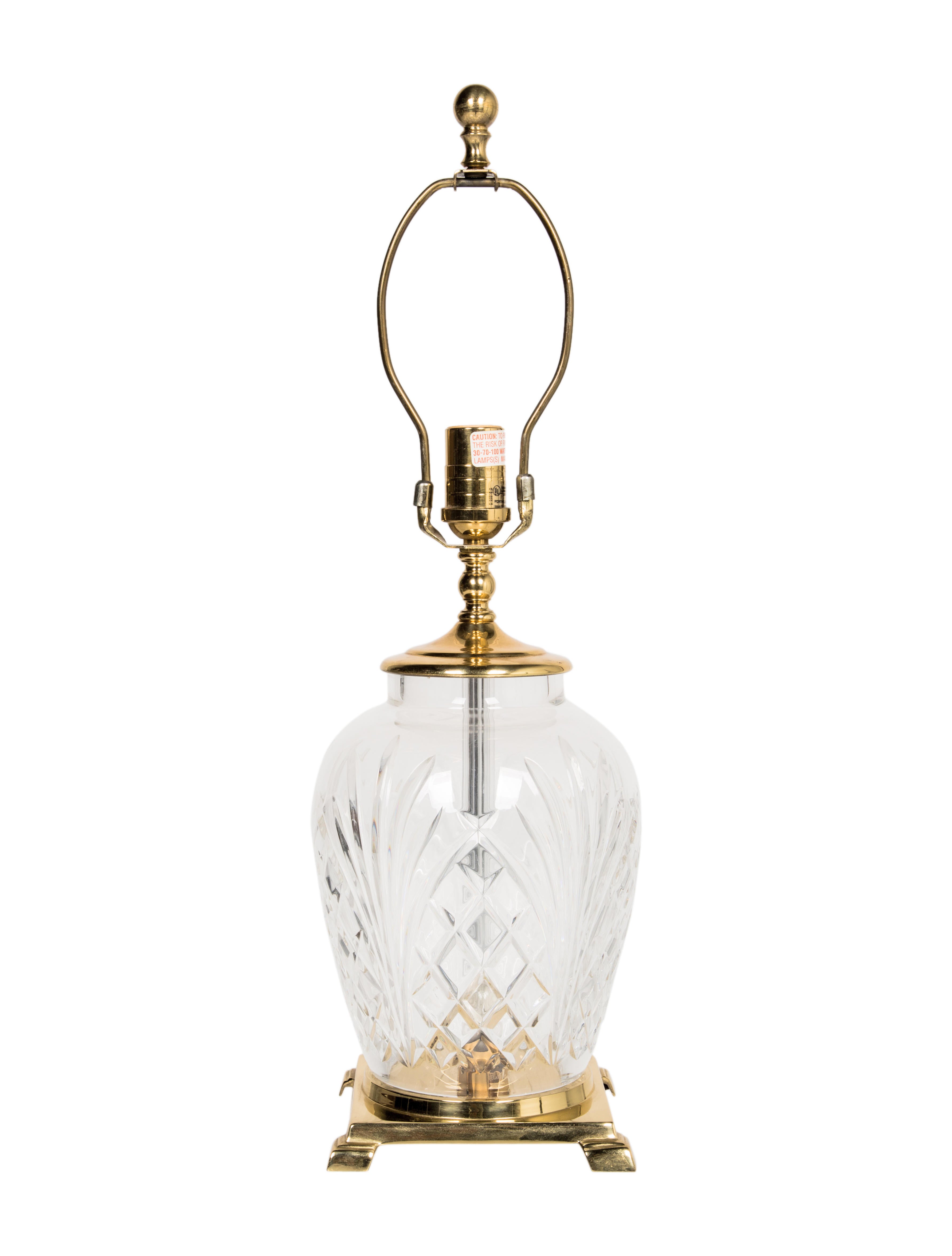 Waterford Crystal Avery Table Lamp - Gold Table Lamps, Lighting - W5W23678  | The RealReal, image size:3565x4704