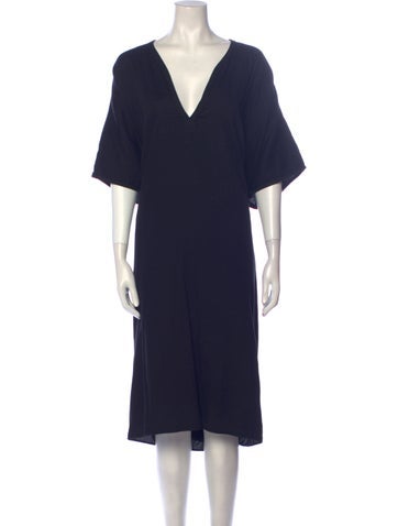 6397 Dresses V-Neck Midi Length Dress US 2 | XS