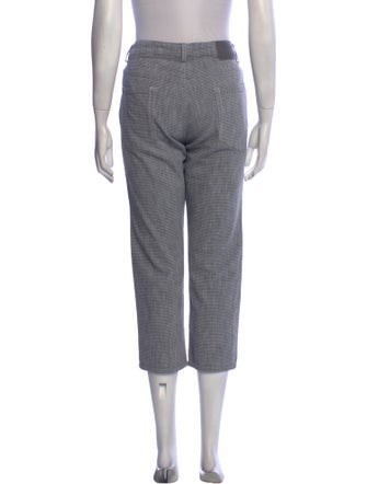 6397 Plaid Print Straight Leg Pants