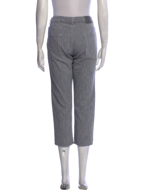 6397 Plaid Print Straight Leg Pants