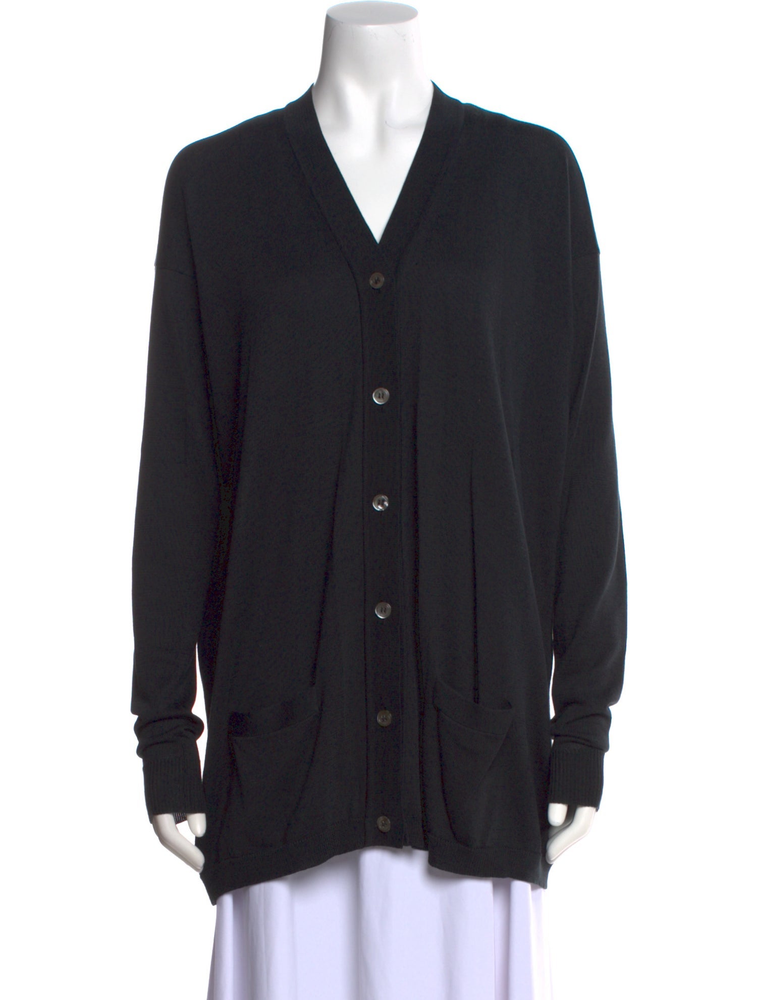 6397 Silk V-Neck Sweater