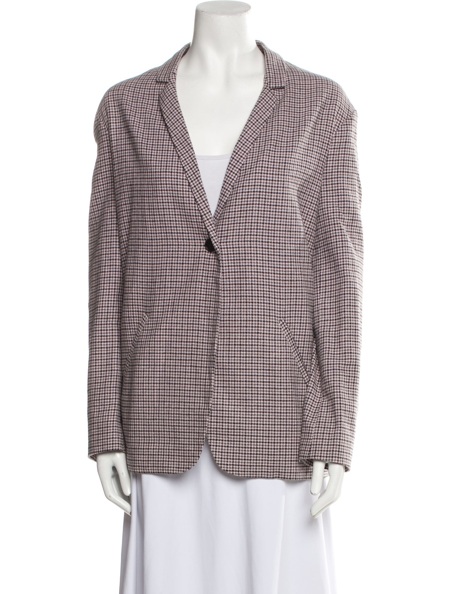 6397 Houndstooth Print Blazer