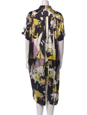 6397 Silk Midi Length Dress