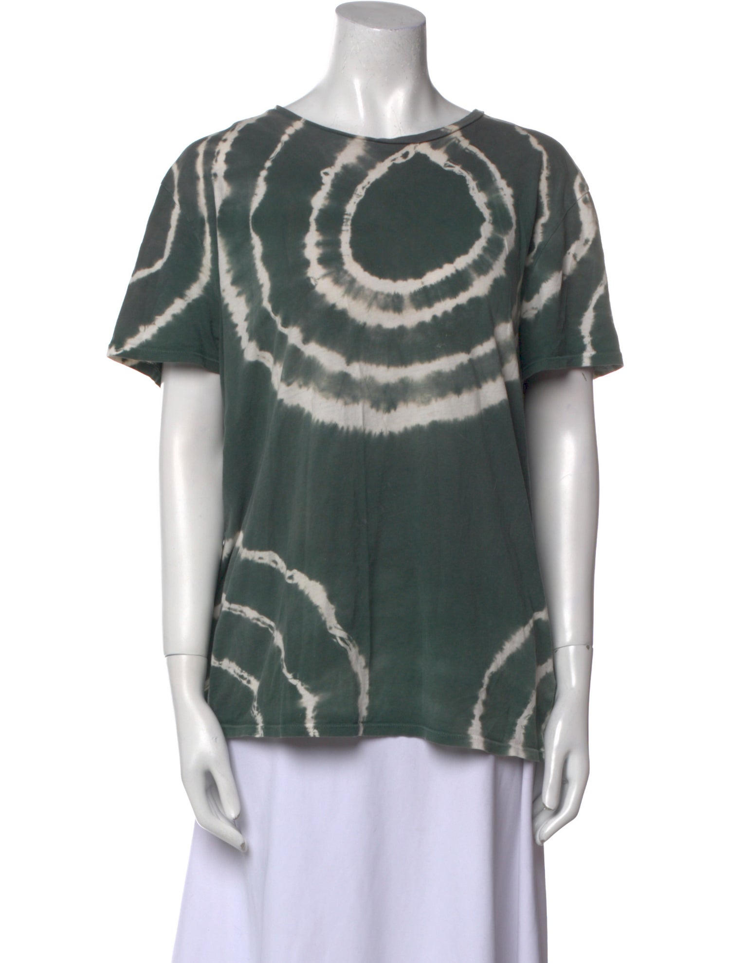 6397 Tie-Dye Print Scoop Neck T-Shirt