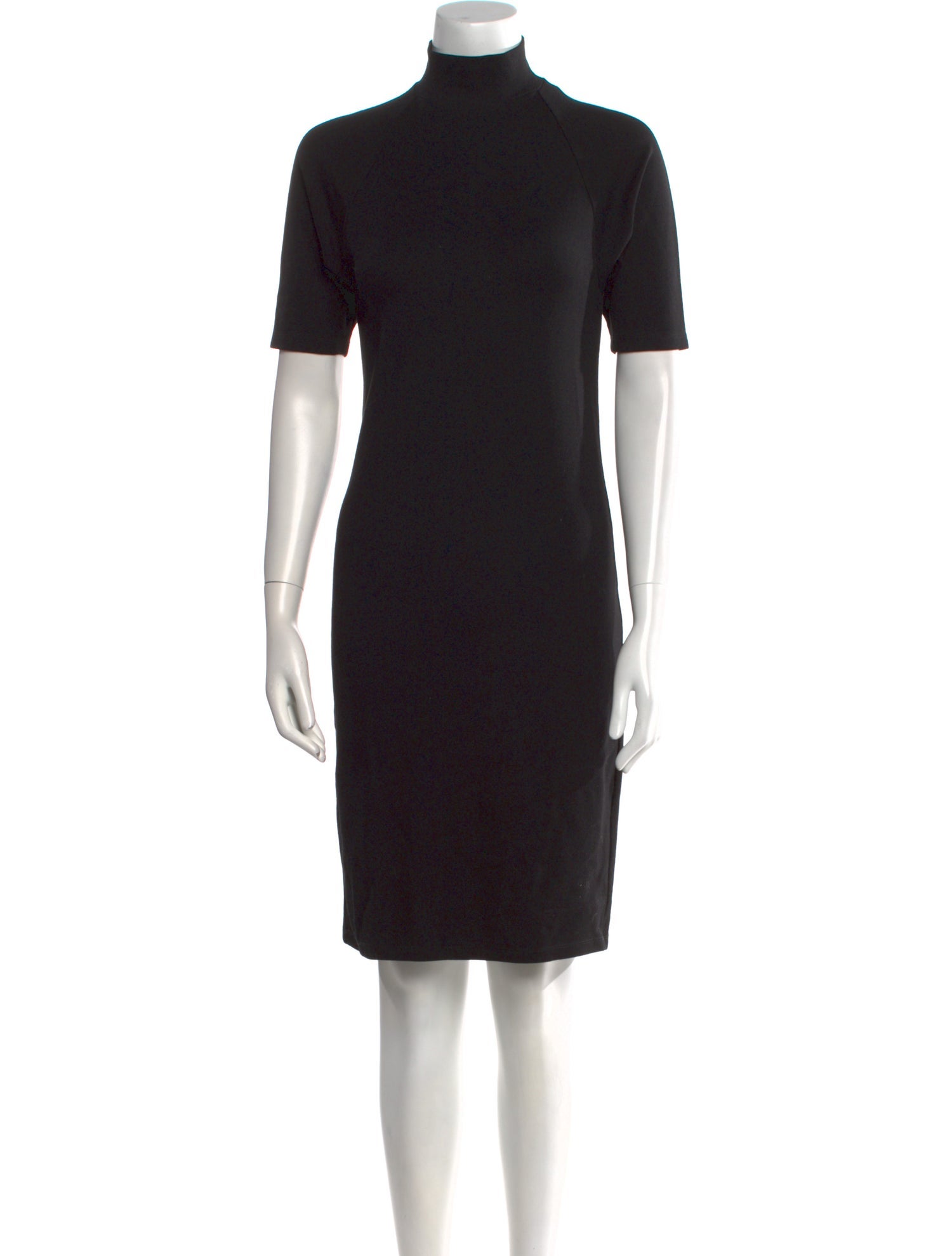 6397 Turtleneck Knee-Length Dress