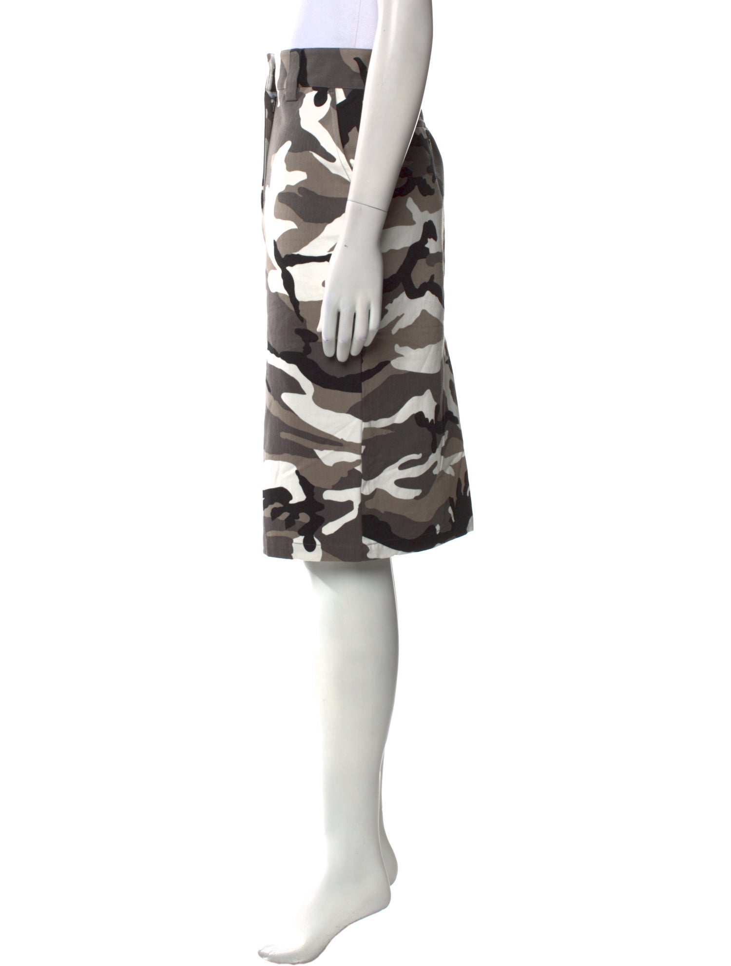 6397 Printed Knee-Length Skirt