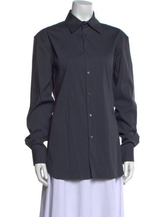 6397 Long Sleeve Button-Up Top