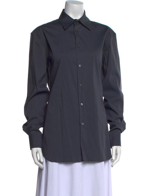 6397 Long Sleeve Button-Up Top