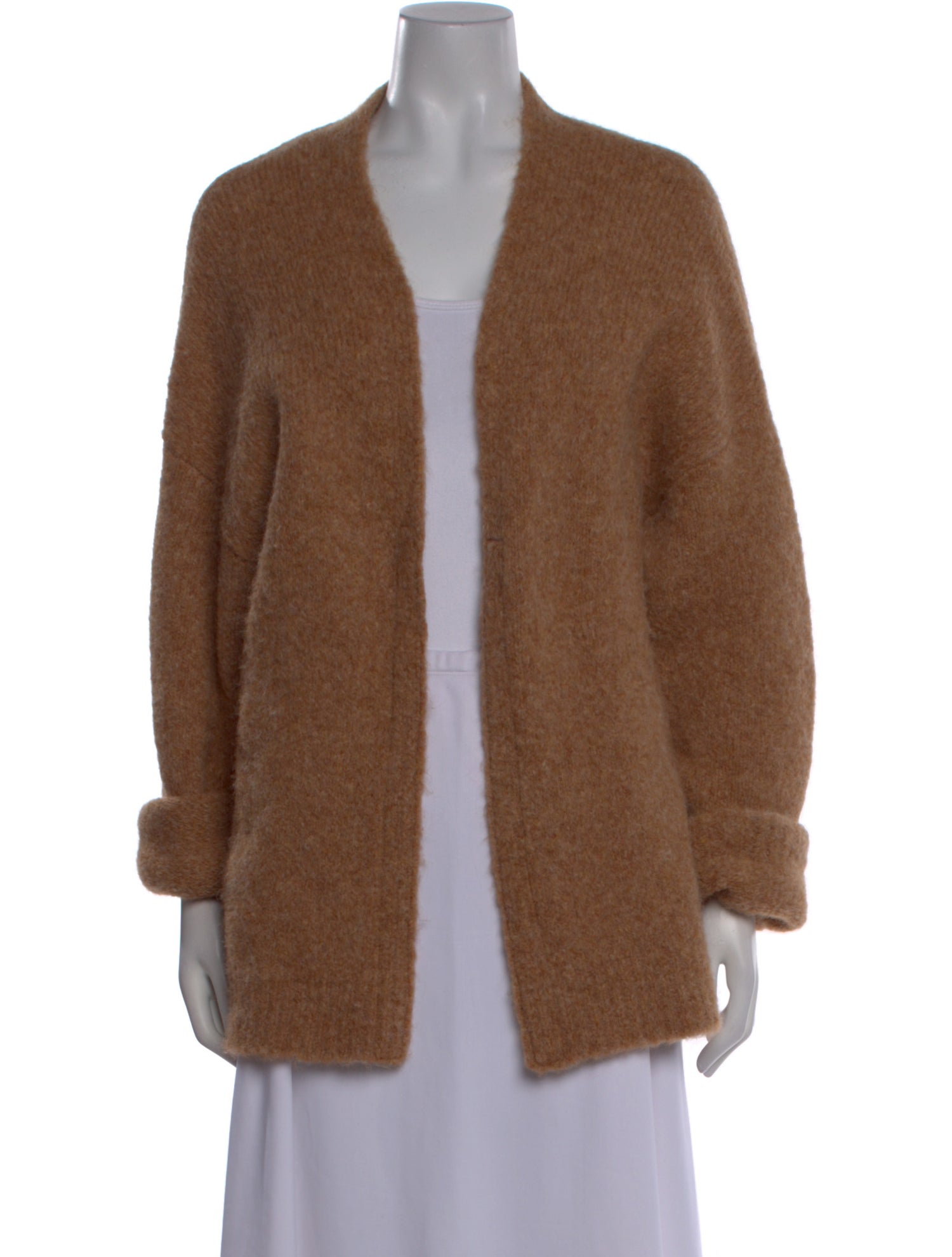 6397 Alpaca Open Front Sweater