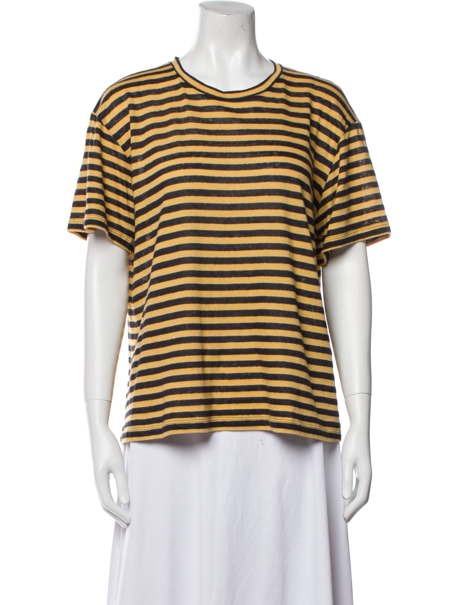 6397 Striped Crew Neck T-Shirt