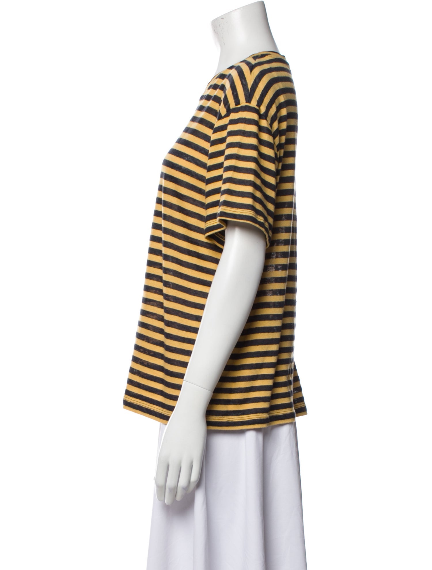 6397 Striped Crew Neck T-Shirt