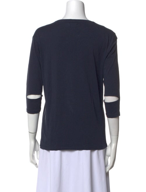 6397 Crew Neck Three-Quarter Sleeve T-Shirt