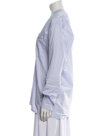 6397 Plaid Print V-Neck Tunic