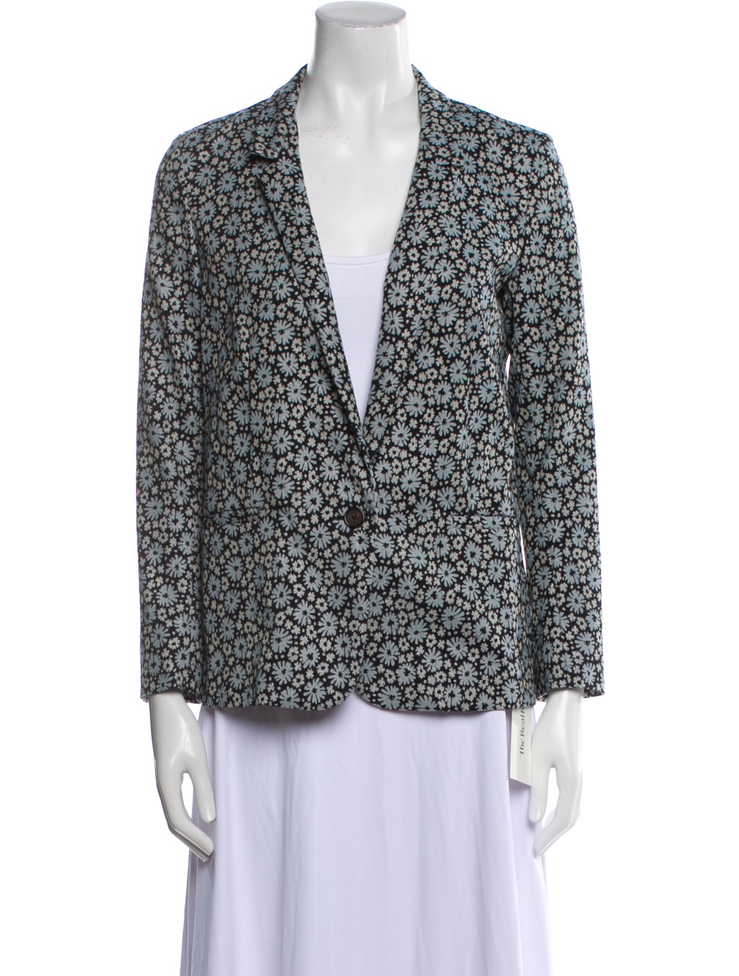 6397 Floral Print Blazer